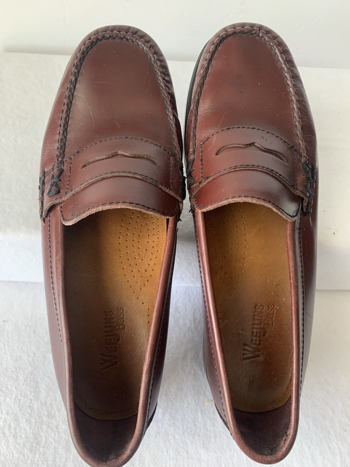 GH Bass Weejuns Katherine II Penny Loafers Burgundy Women’s Size 7.5W