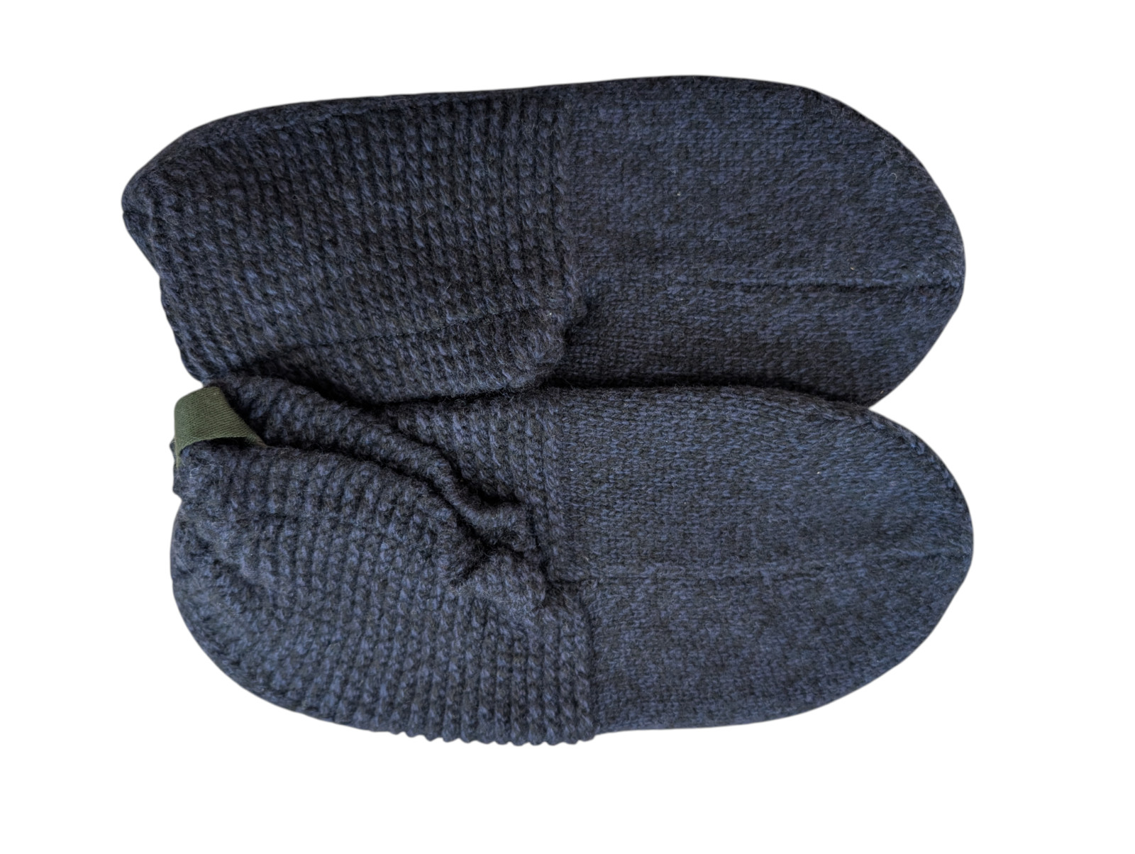 Bombas Gripper Slipper Lined Womens Small S Black Blue US W 7-8.5 Unisex Multi