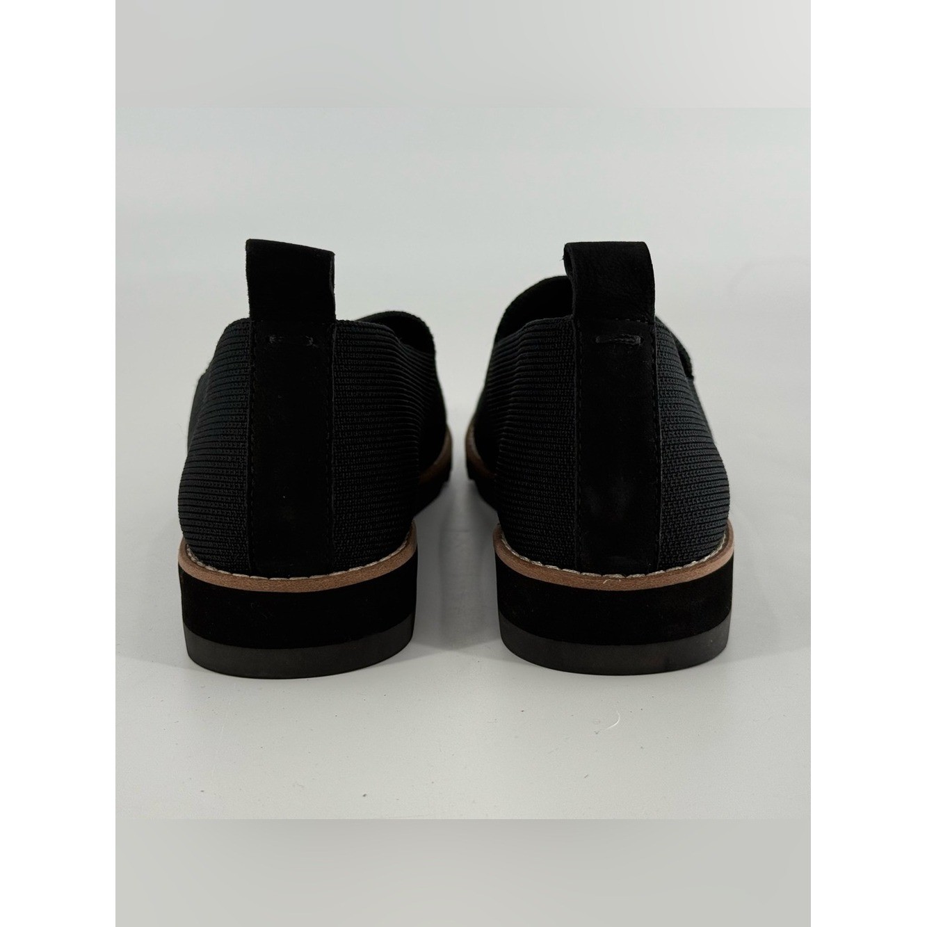 Eileen Fisher Stretch Knit Loafers Black 7.5