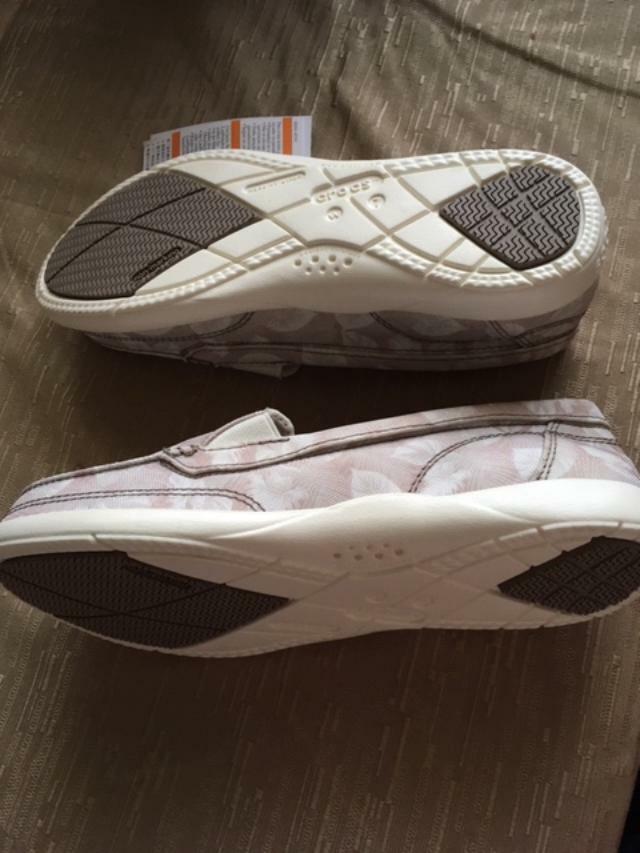 Crocs Walu II Canvas graphic w/Cobblestone/Tropical Standard Fit Size 7 #204174-