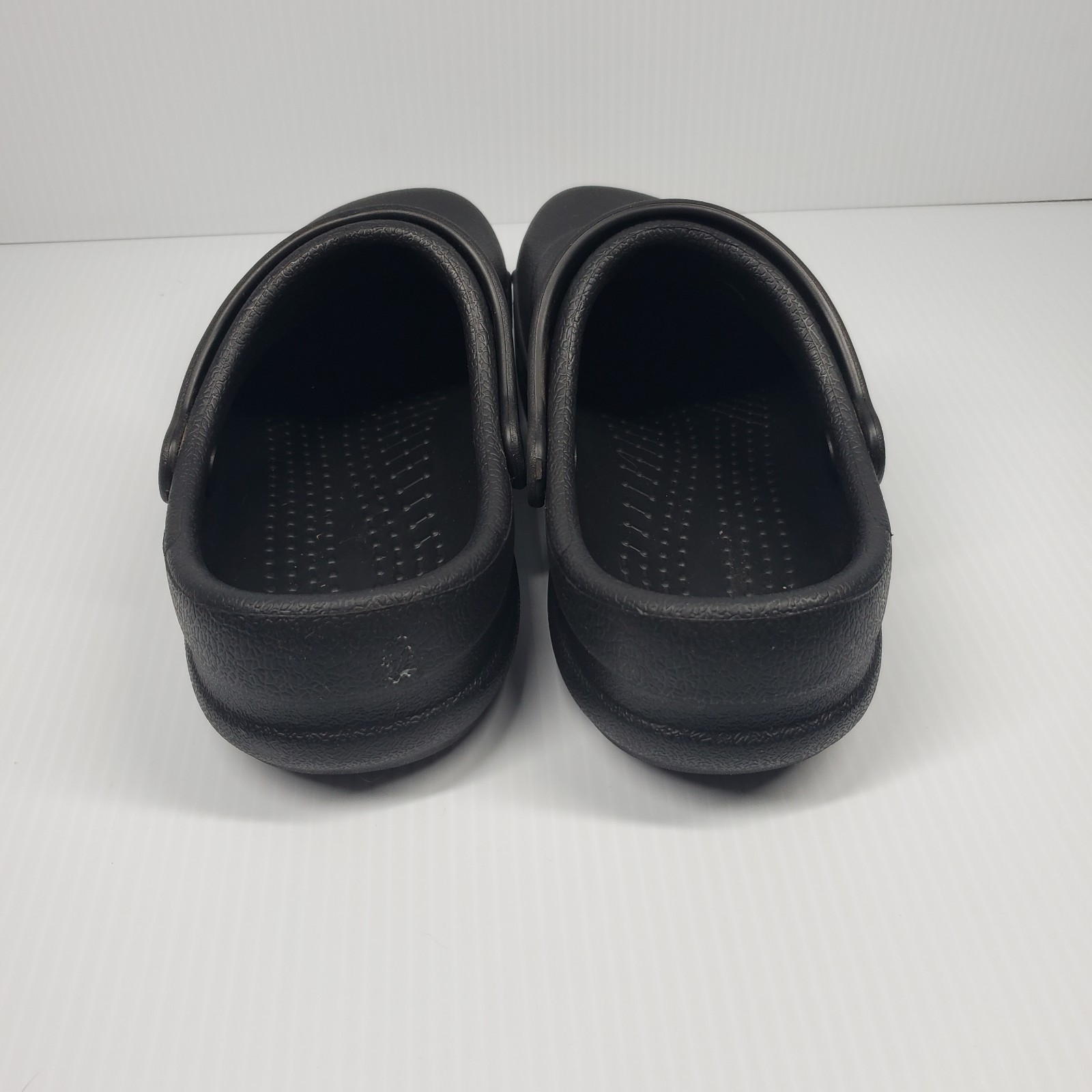 Unisex Classic Clogs Slip On Ultra-Light Water-Friendly Black Shoes W8 M6
