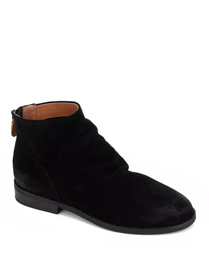 GENTLE SOULS Emma Suede Zip Bootie Black Size US 6 / UK 3.5 / EU 36 NEW
