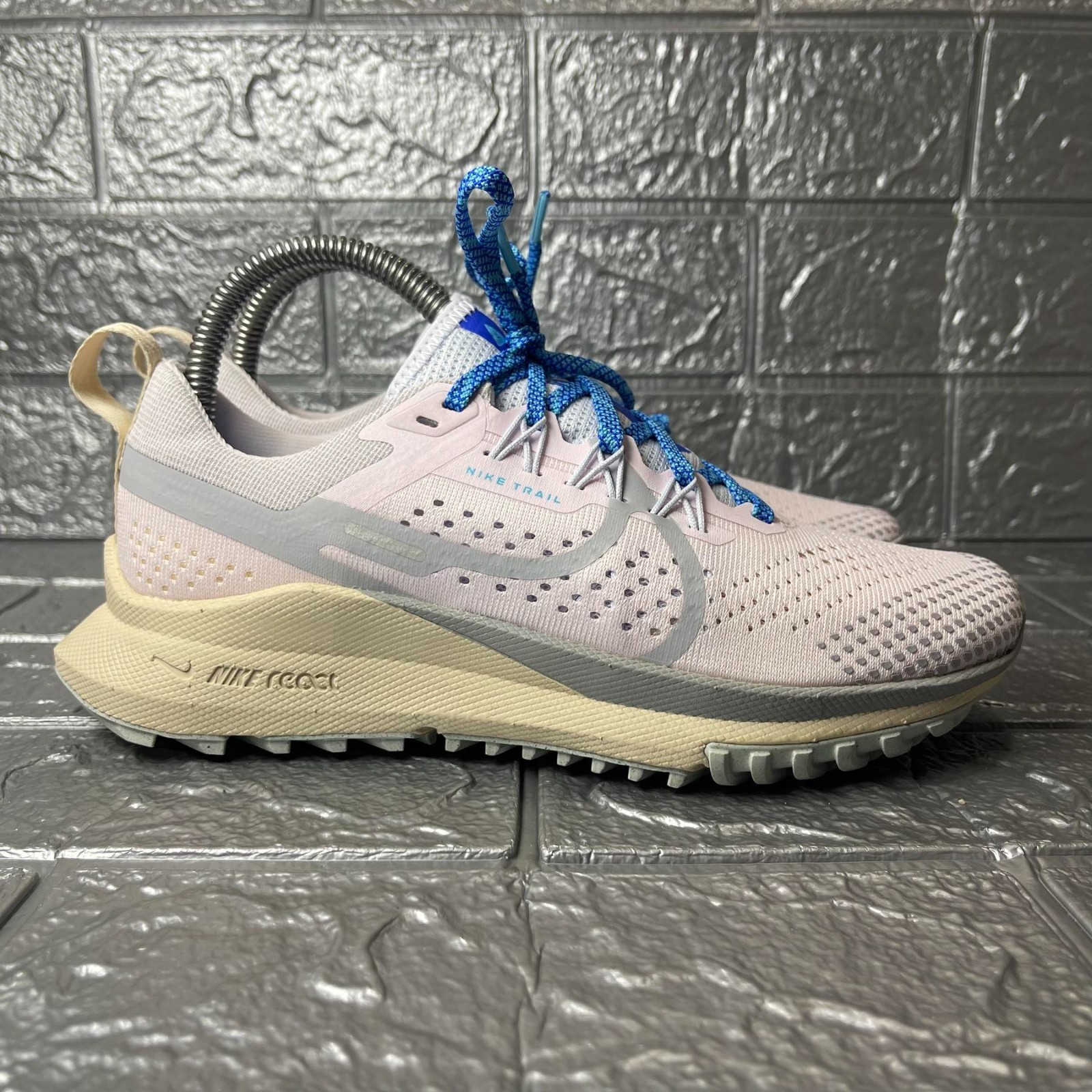 Nike React Pegasus Trail 4 Pearl Pink Wolf Grey DJ6159-600 Women US 6