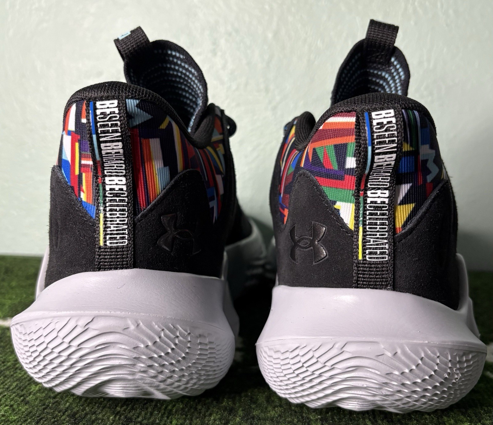 US Women’s 13/Men’s 11.5 – Under Armour Flow Breakthru 4 Basketball «BHM», Rare