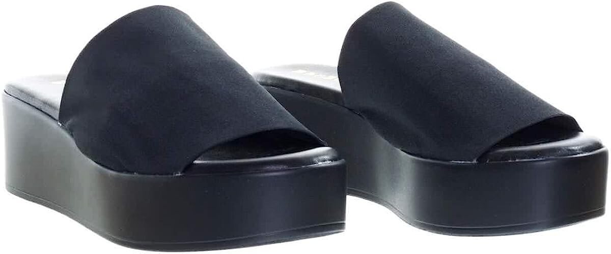Women’s Women’s Slinky Platform Sandal Low Wedges Stretch Slide Bamboo Bonus-02