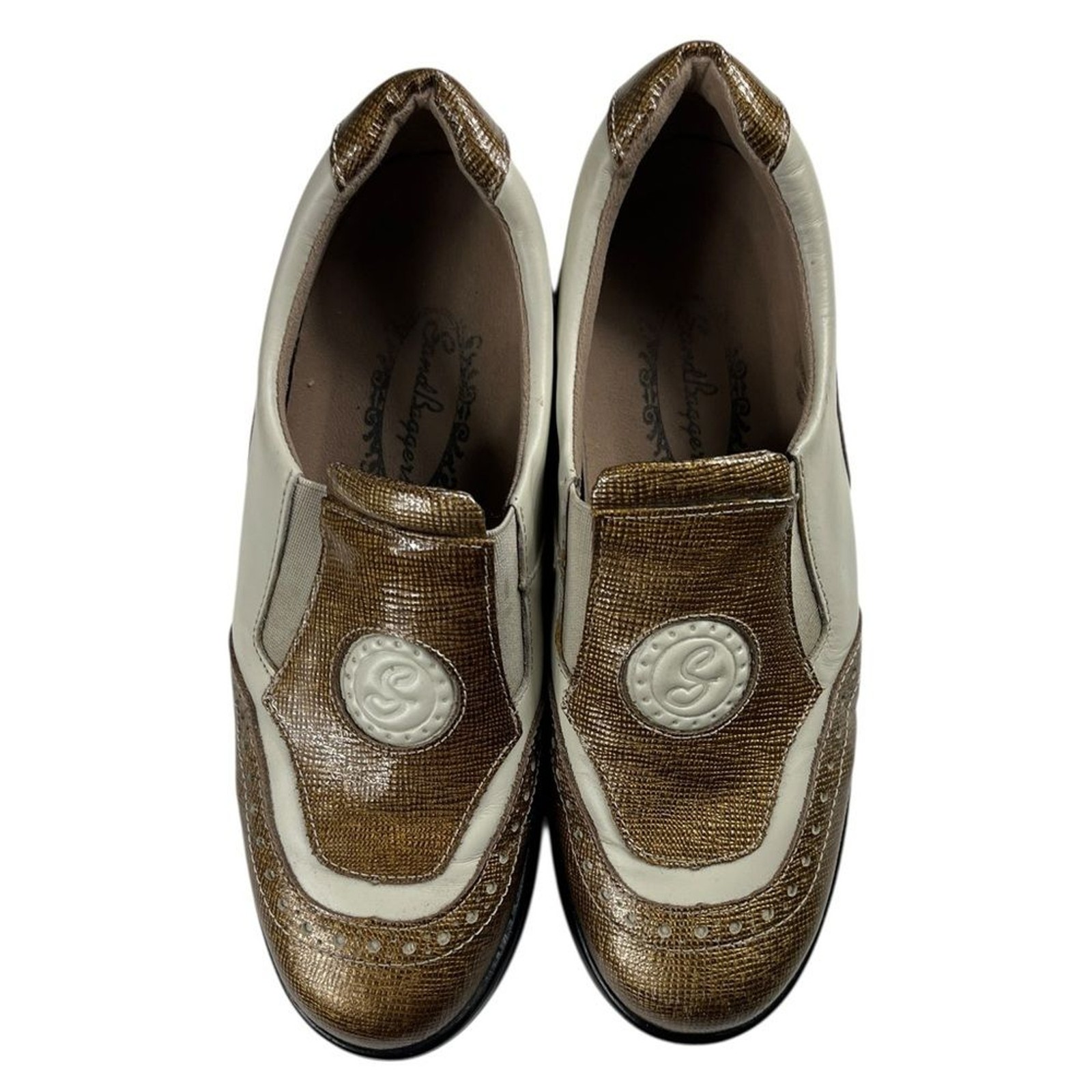 Sandbaggers Women’s Madison Golf Shoes Size 7.5 M Preppy Golf Resortwear