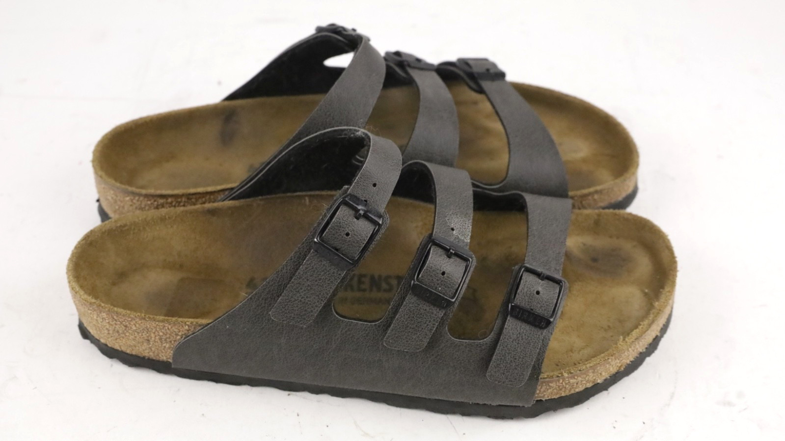Birkenstock Florida Birko-Flor Sandals Adjustable Straps Sz 41 EUR / W 10 / M 8