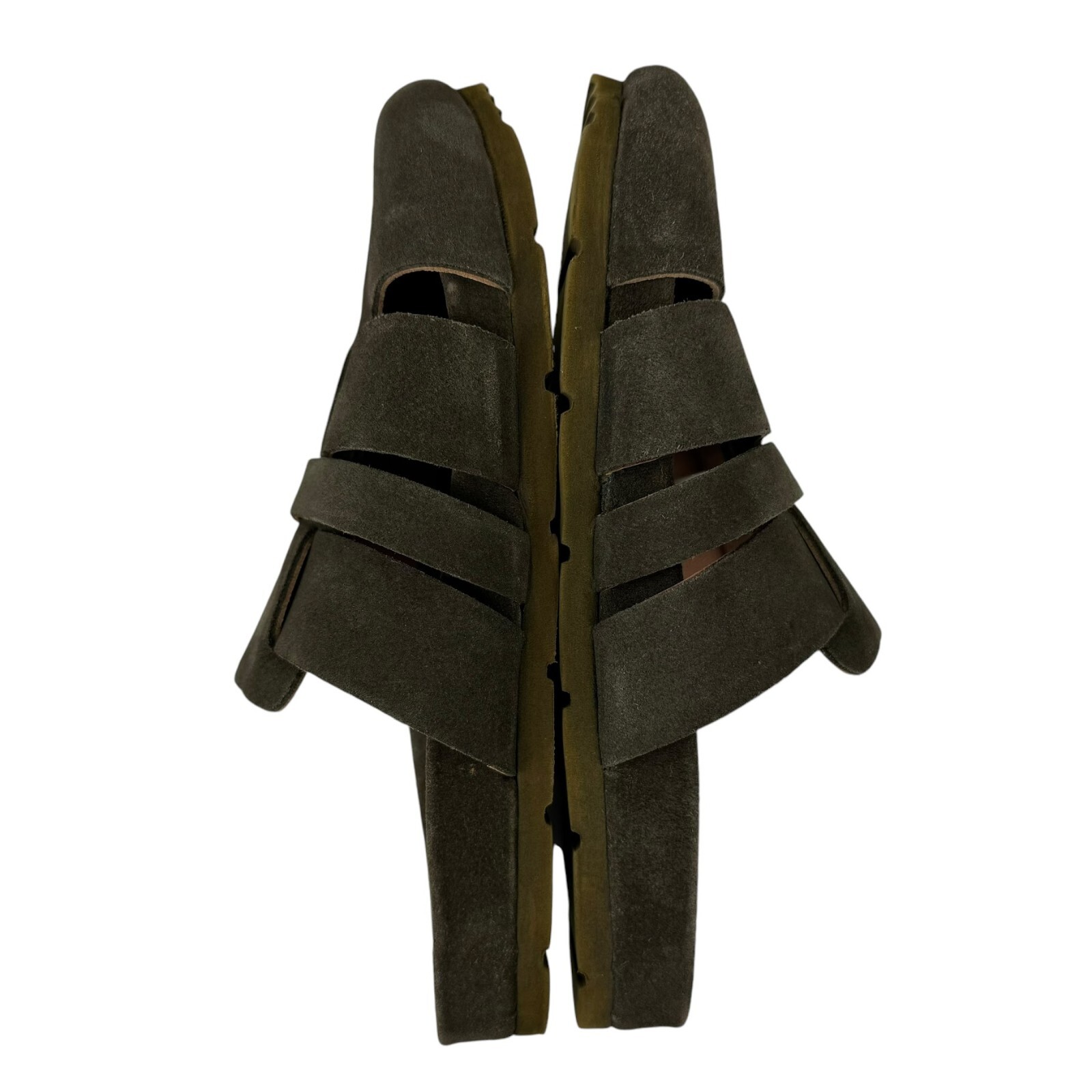 Free People Mule Clogs Sunday Season Khaki Green Slip On Women’s 36 USA 6