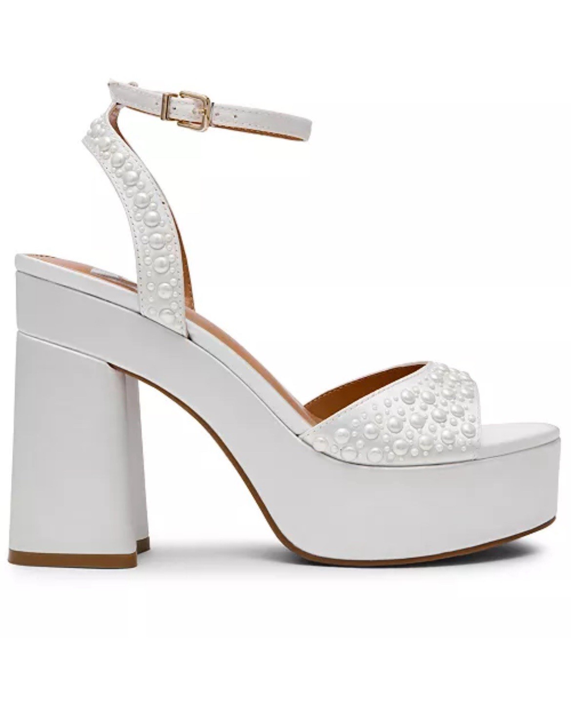 DV Dolce Vita Women’s Wizzard Pearl Platform Dress Sandals Size 7.5