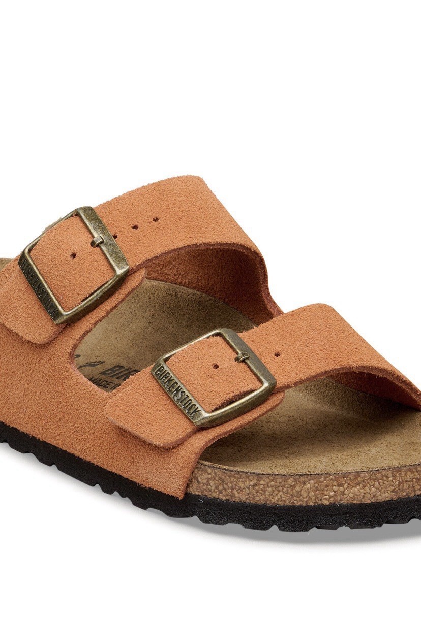 Birkenstock Arizona Soft Footbed Sandals – Dark Rust Suede – EU 42 (W 11 / M 9)