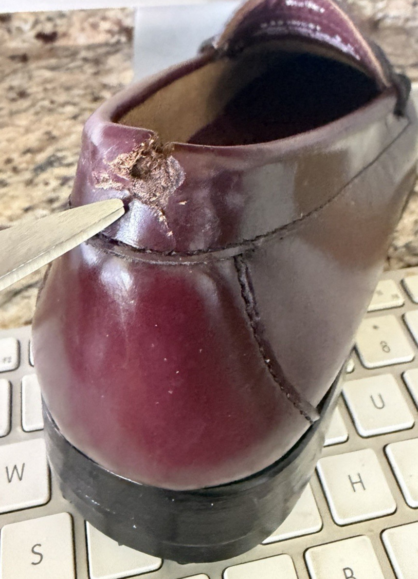 Weejuns GH Bass Whitney Penny Loafers Womens 9 M Burgundy Moc Toe Business READ