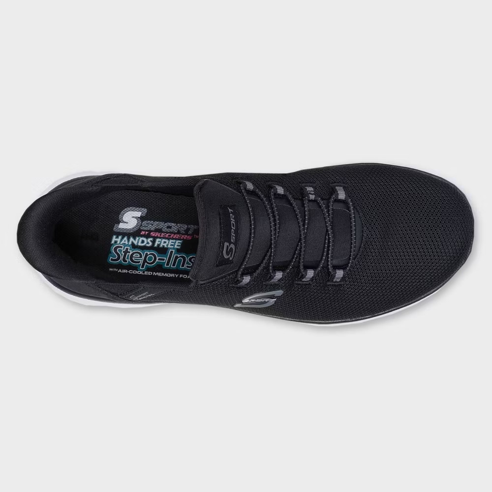 S Sport by Skechers® Syrka Step-In Sneakers, in Black, Size 7, Vegan, New w/ Box