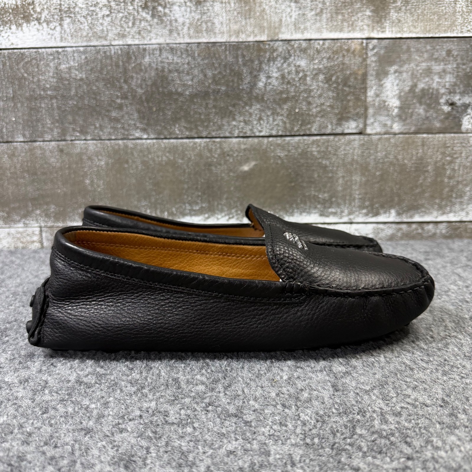 Coach ( Black ) New York Nancy Designer Leather Loafer Womens 9B