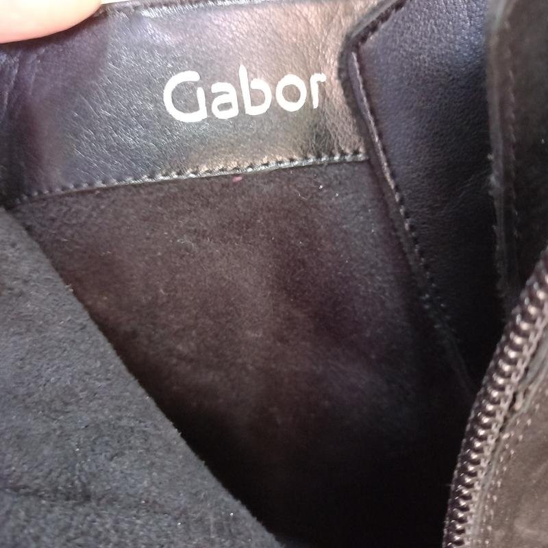 women gabor boots black nubuck 37.5