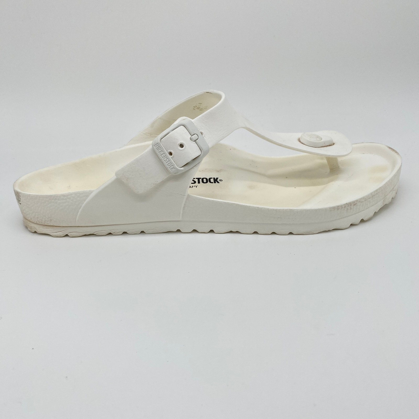 Birkenstock Gizeh EVA Slip On Sandals Women’s 11.5 Men’s 10.5 White Unisex 7067