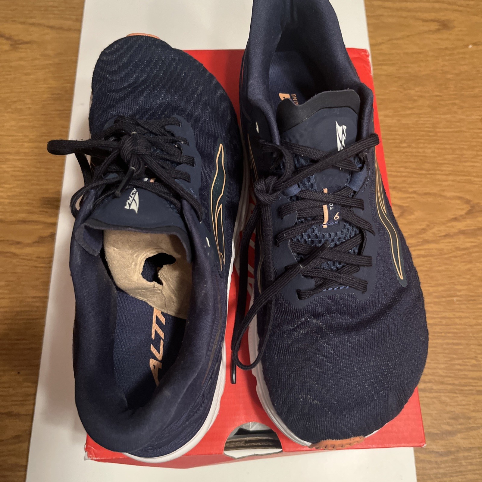 Altra Torin 6 Running Shoes Womens Sz 8 Wide Navy Blue Gym Sneakers AL0A7R7E447
