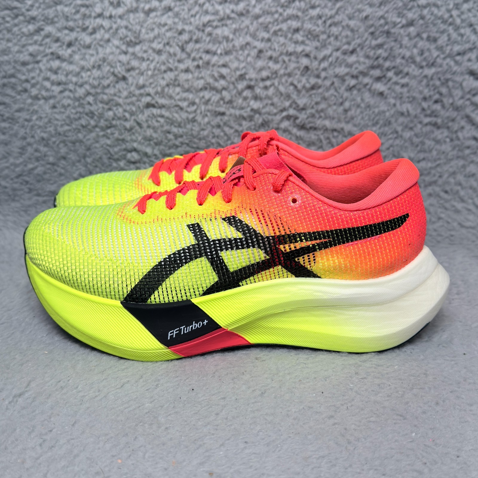 Asics Metaspeed Edge Paris Womens Size 5.5 Running Shoes Safety Yellow Black