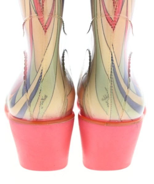 EMILIO PUCCI Rain Shoes RedxBeigexBlueetc.(Patterned) 2200698748057