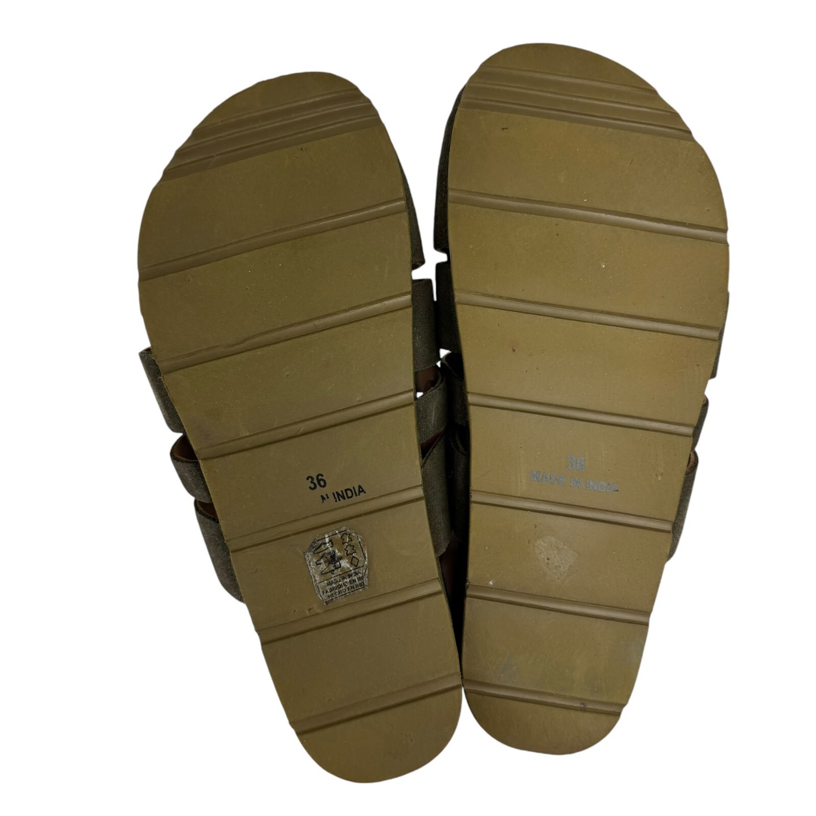 Free People Mule Clogs Sunday Season Khaki Green Slip On Women’s 36 USA 6