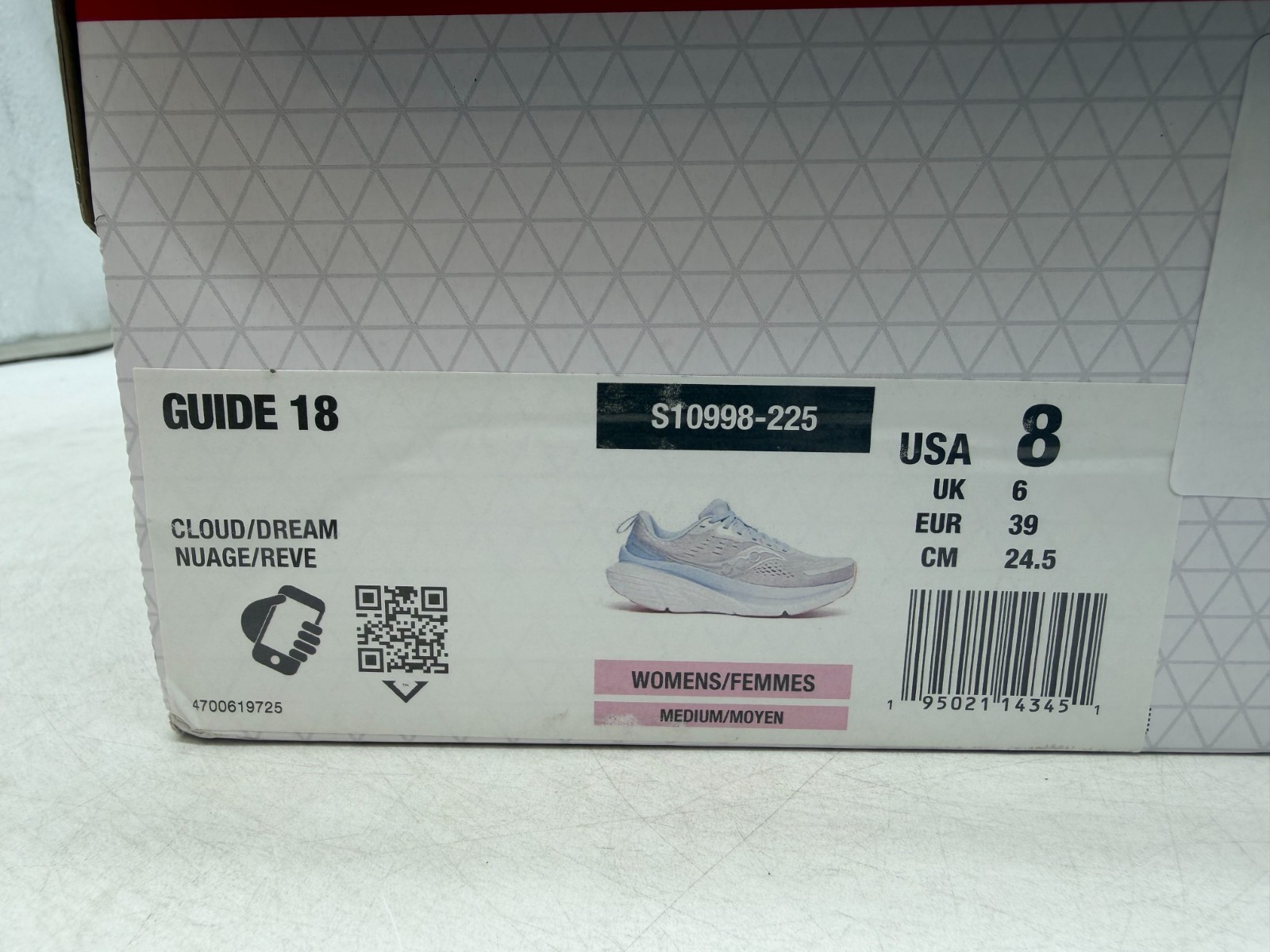 Saucony Guide 18 Sneakers Women’s Cloud Dream Athletic Lightweight Comfort – 8