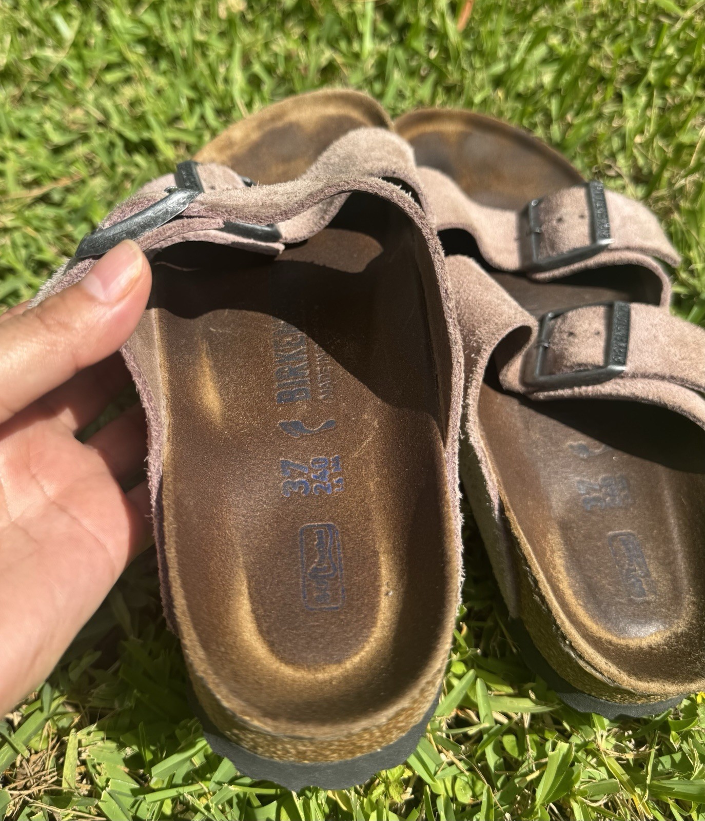 Birkenstock Women’s Arizona Leather Sandals Size EU 37 US 6/6.5