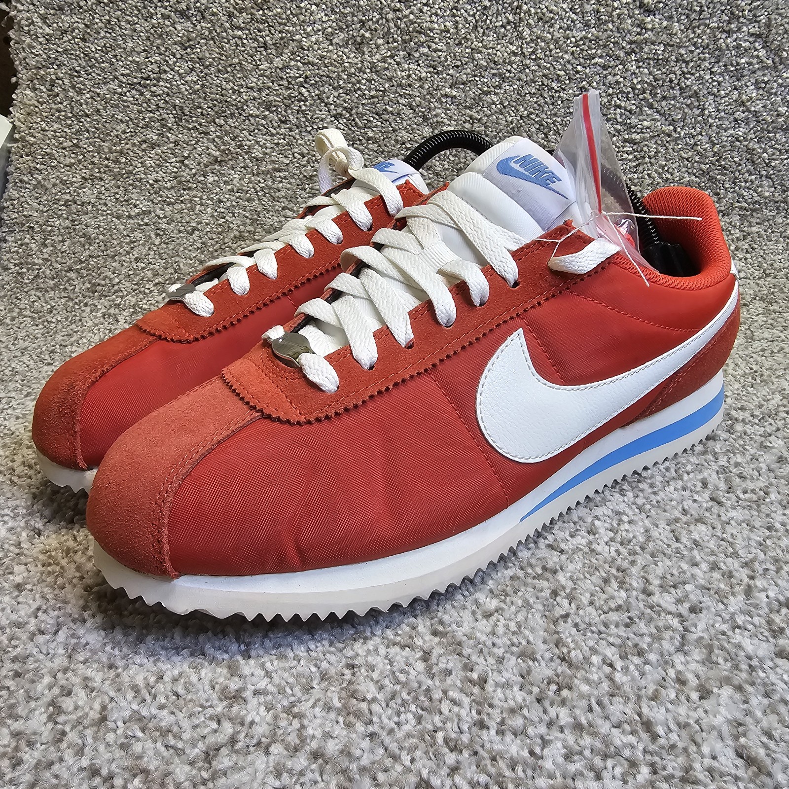 Nike Cortez TXT Womens Size 9.5 Orange Athletic Sneakers Low Top NWOB DZ2795601