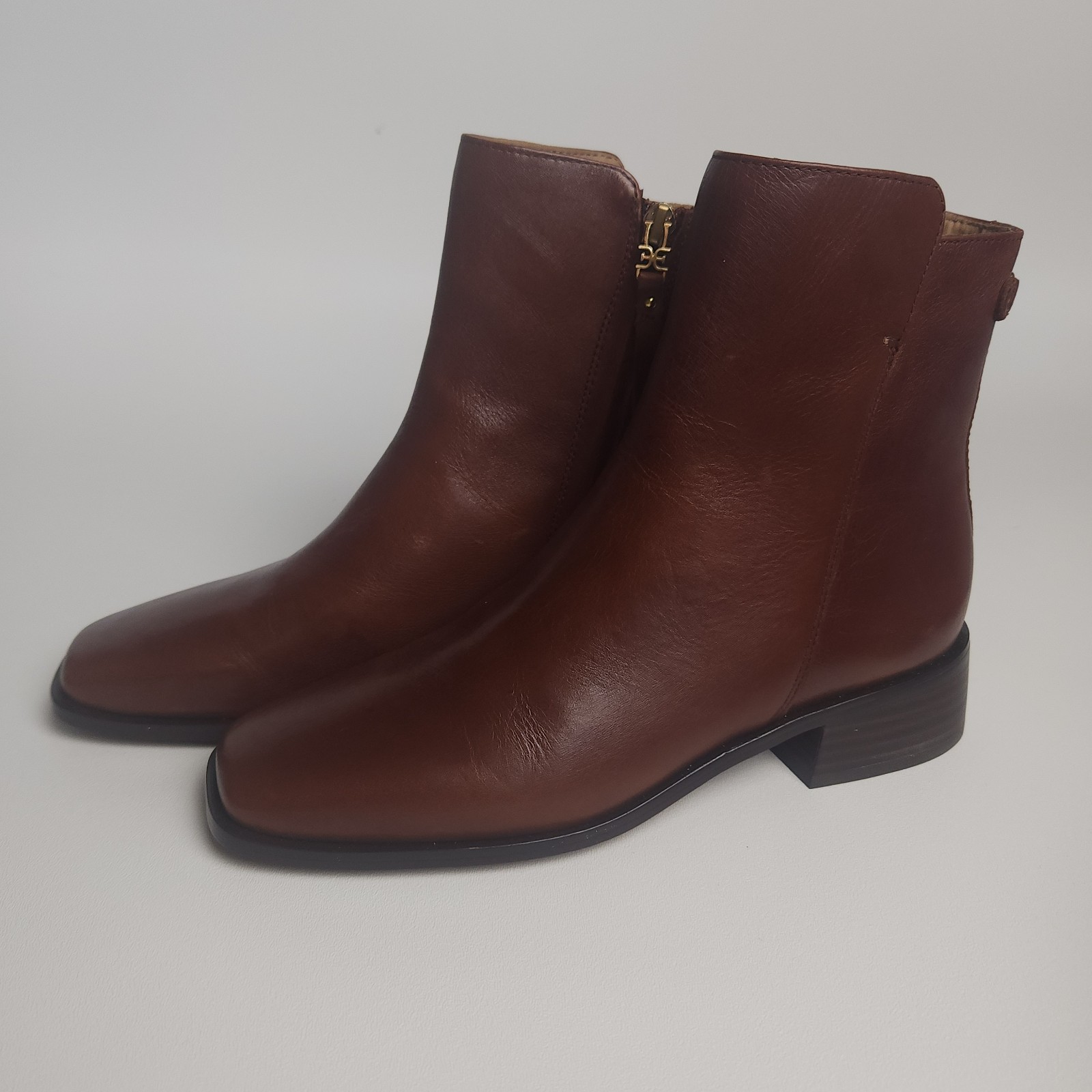 Sam Edelman Women’s Brandy Leather Thatcher Ankle Boot Size 7.5 M