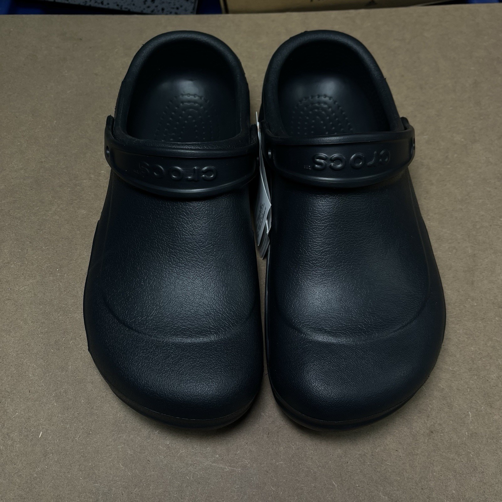 Crocs At Work Specialist Black Clog Iconic Comfort Mens 10 / Womens 12 Slip On