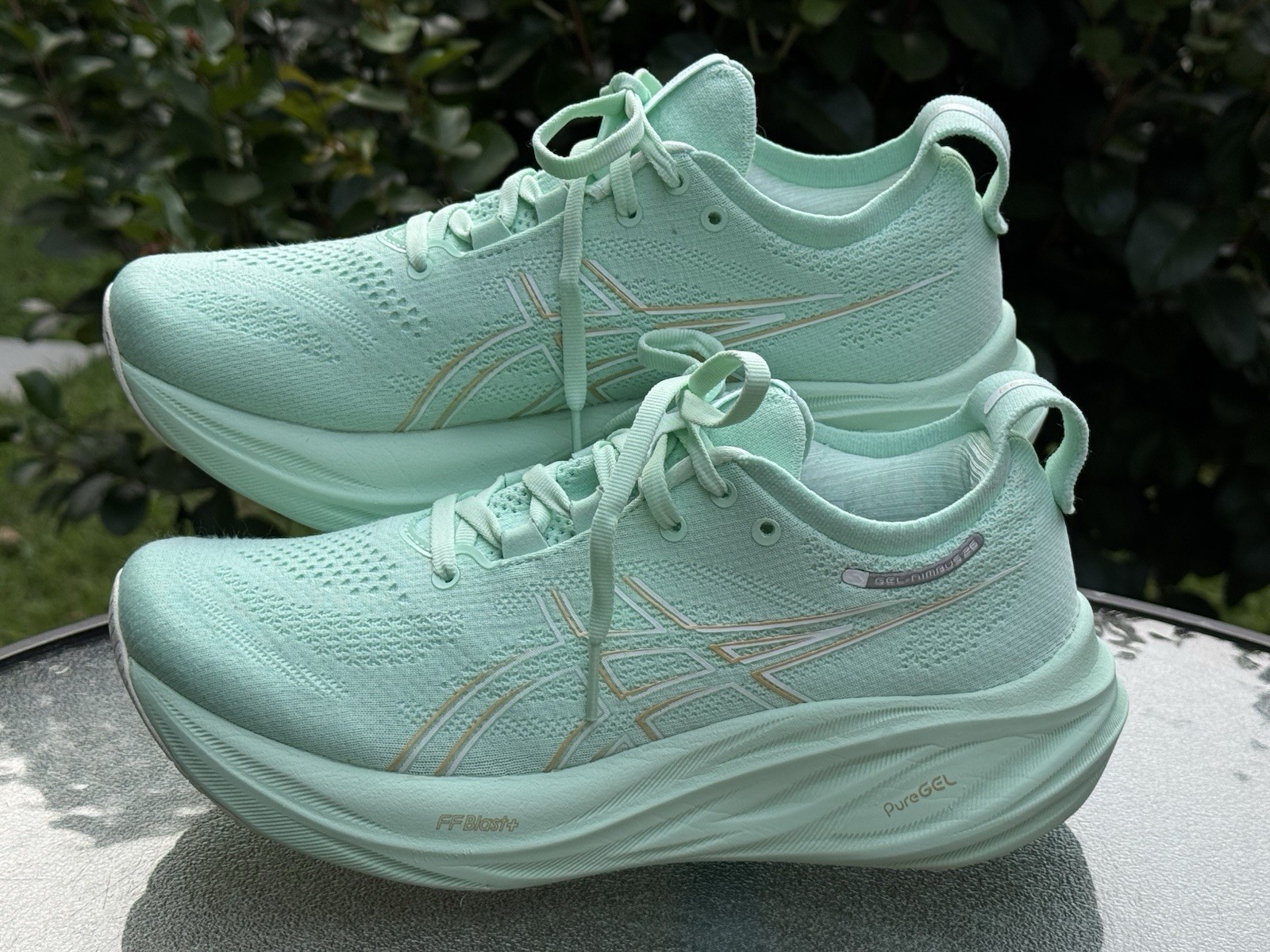 ASICS Gel Nimbus 26 Women’s Size 7.5 Athletic Running Mint Tint Sneaker 1012B601