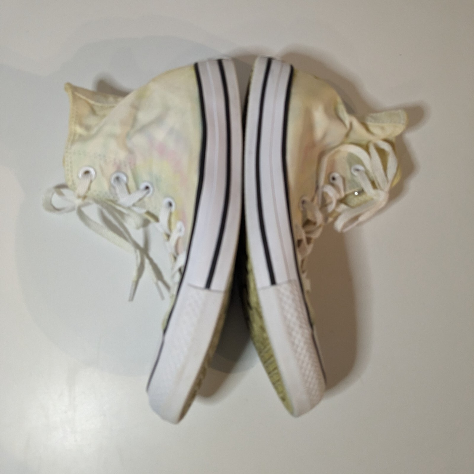 Converse Tie Dye High-Top Pastel Sunburst Light Sneakers Women Size 7, Mens Sz 5