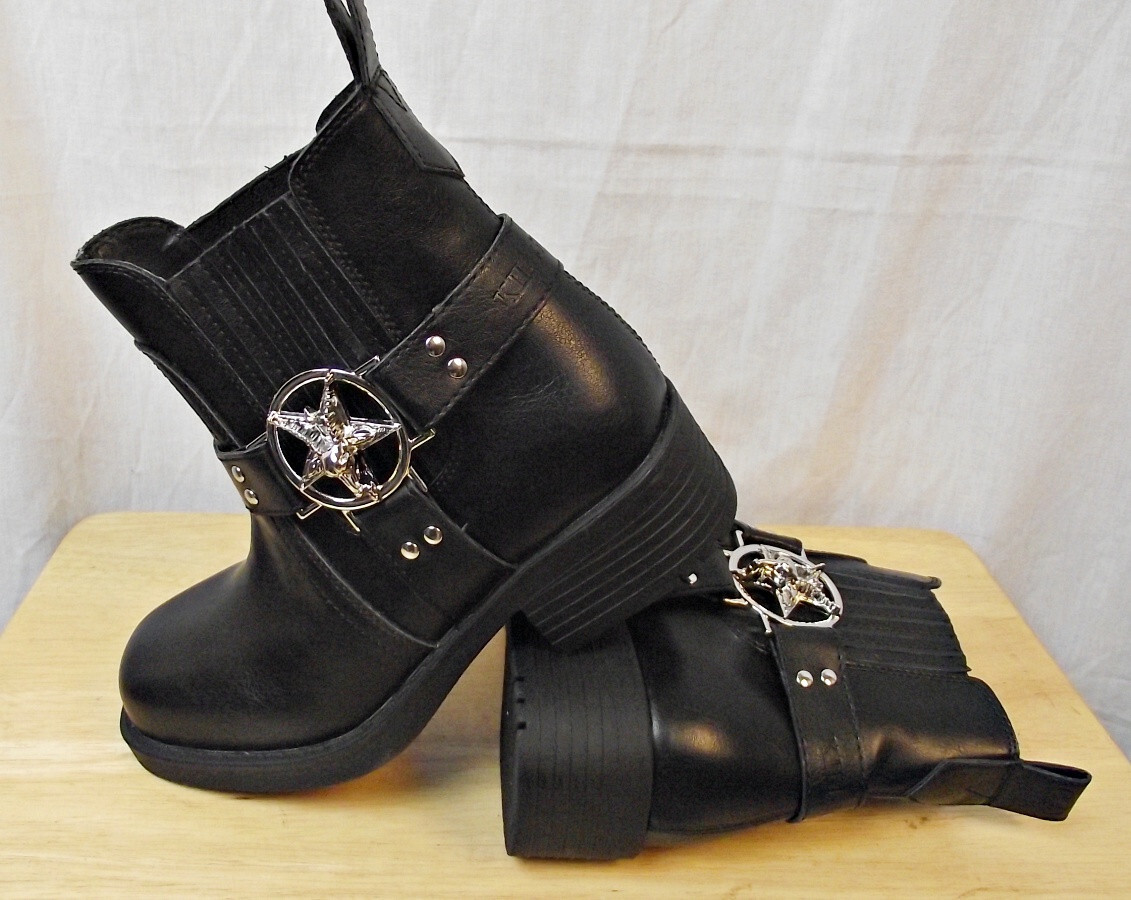 NEW NO BOX Killstar Templar Womens Ankle Boots Black US Size 6 Goth Weirdos Punk