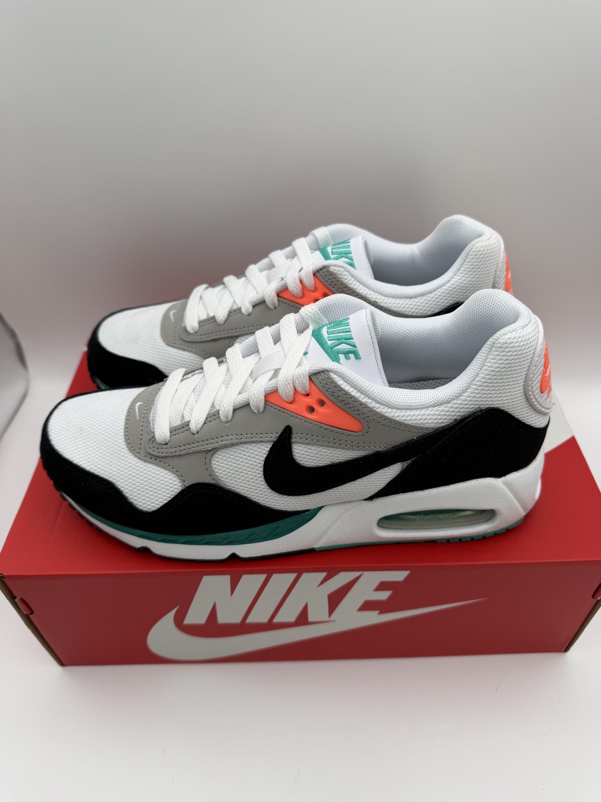 Women’s Nike Air Max Correlate [511417-136] Mango White Black New Green