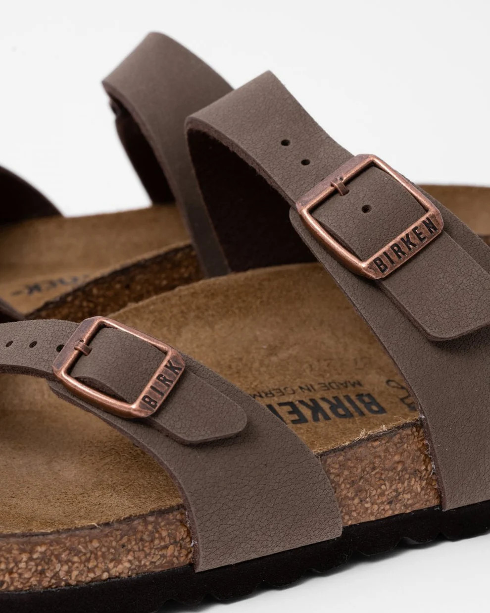 Birkenstock Mayari Birkibuc Mocha Sandals Wide Size Women’s Shoes New w/ Box
