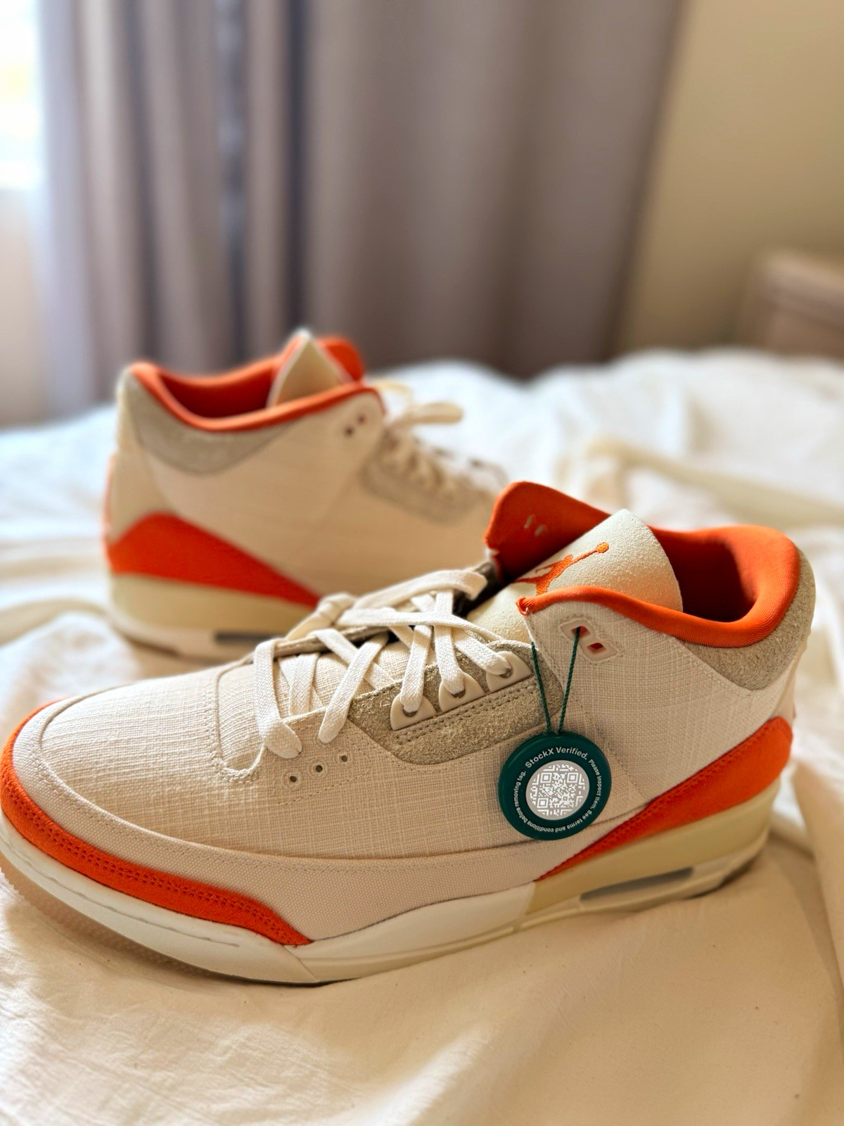 Jordan Air Jordan 3 Retro TEX Starfish Beige/Orange Mid Top Sneaker IH7694-200