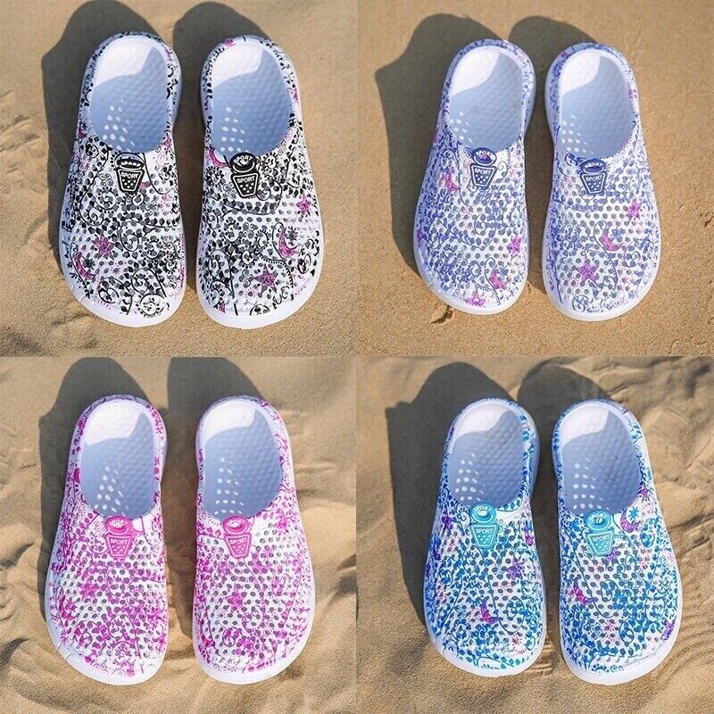 Summer Women’s Beach Sandals Garden Clogs Quick-Dry Lightweight Non-slip US Size