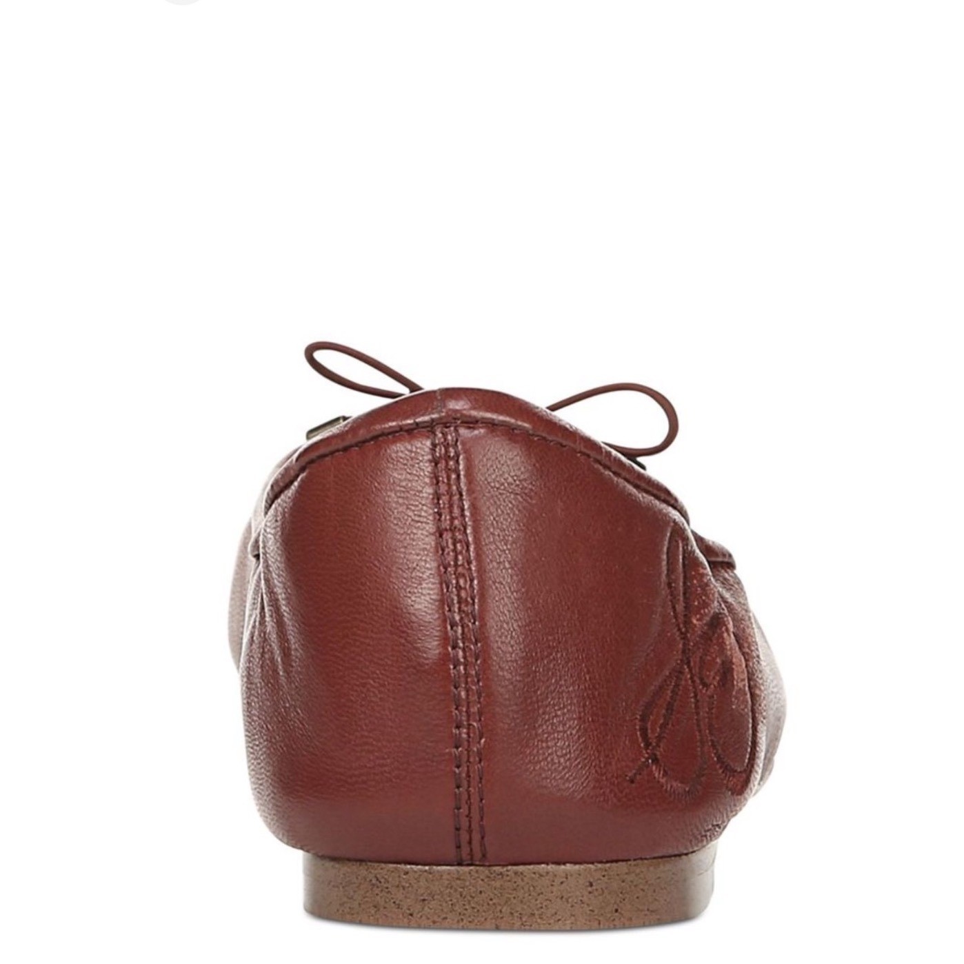 Sam Edelman Felicia New Burgandy Leather Ballet Flats New!