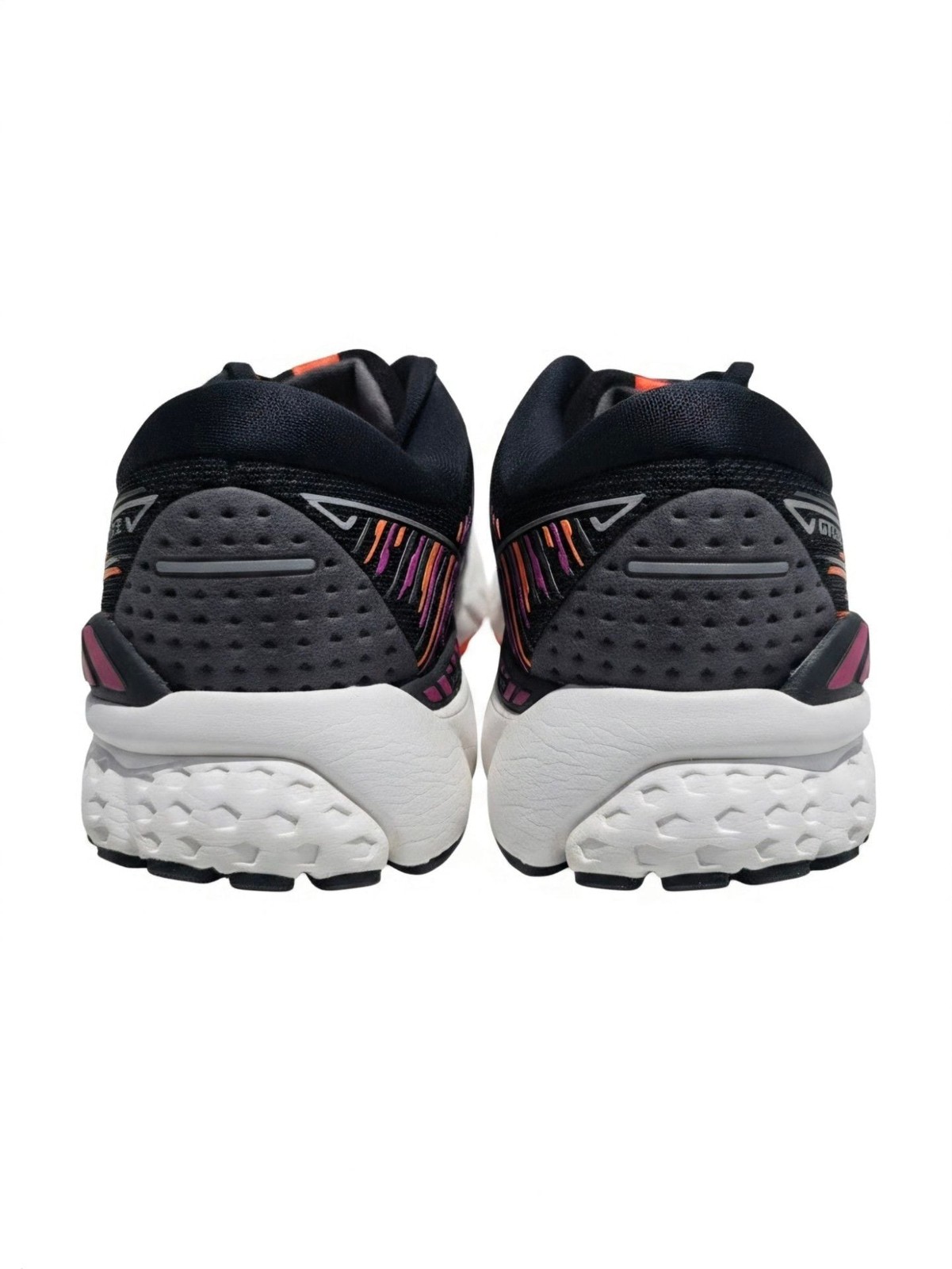 Brooks Adrenaline GTS 19 Running Shoes Black/Purple/Orange Medium B
