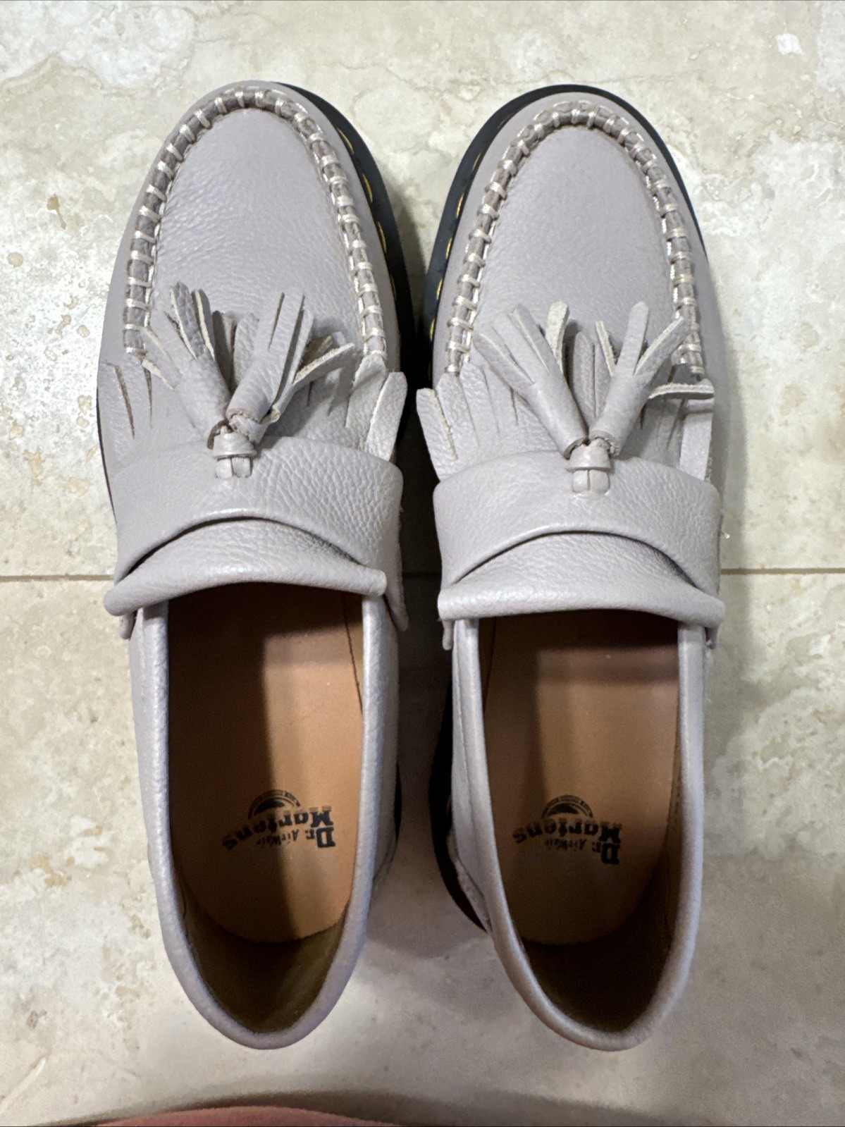NWOT DR. MARTENS Adrian Savannah Tan Tassel Leather Loafers Women’s US