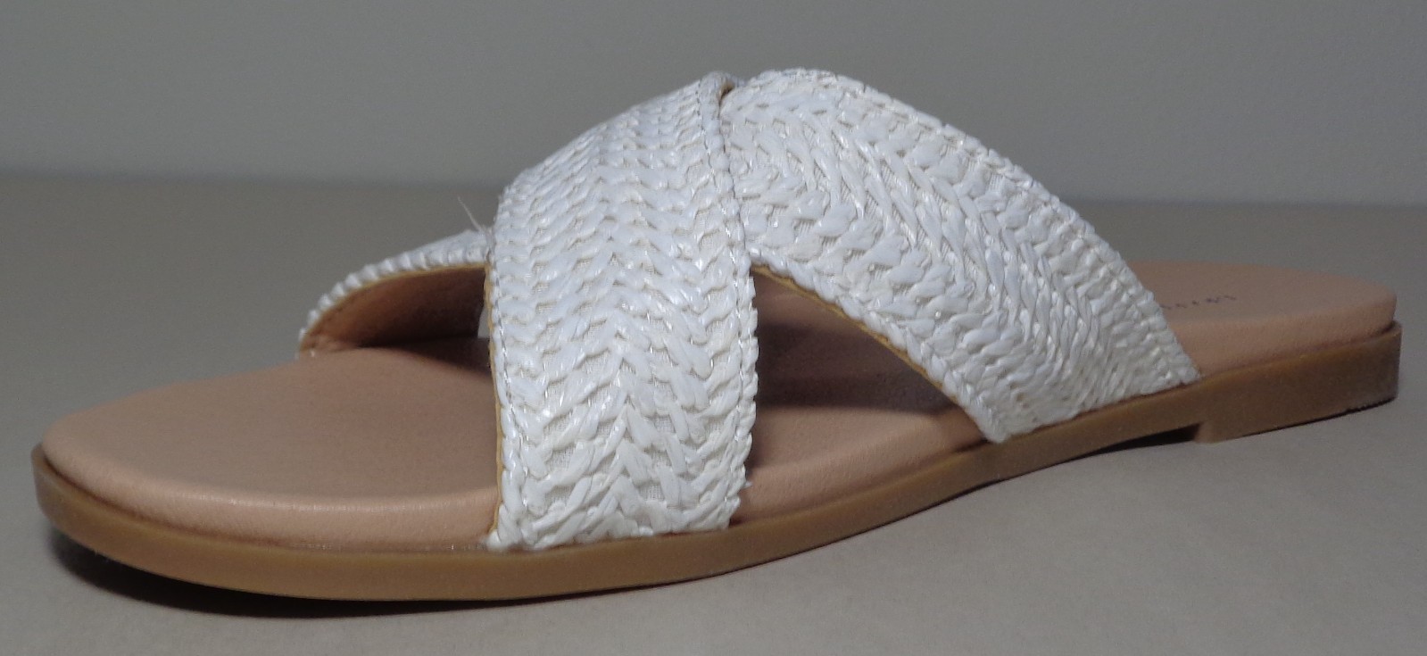 Draper Size 8 M / ALEX / White / Raffia Woven Sandals / New Women’s Shoes