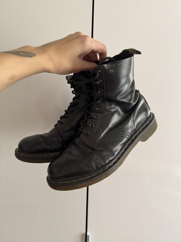 women dr martens boots black leather 42