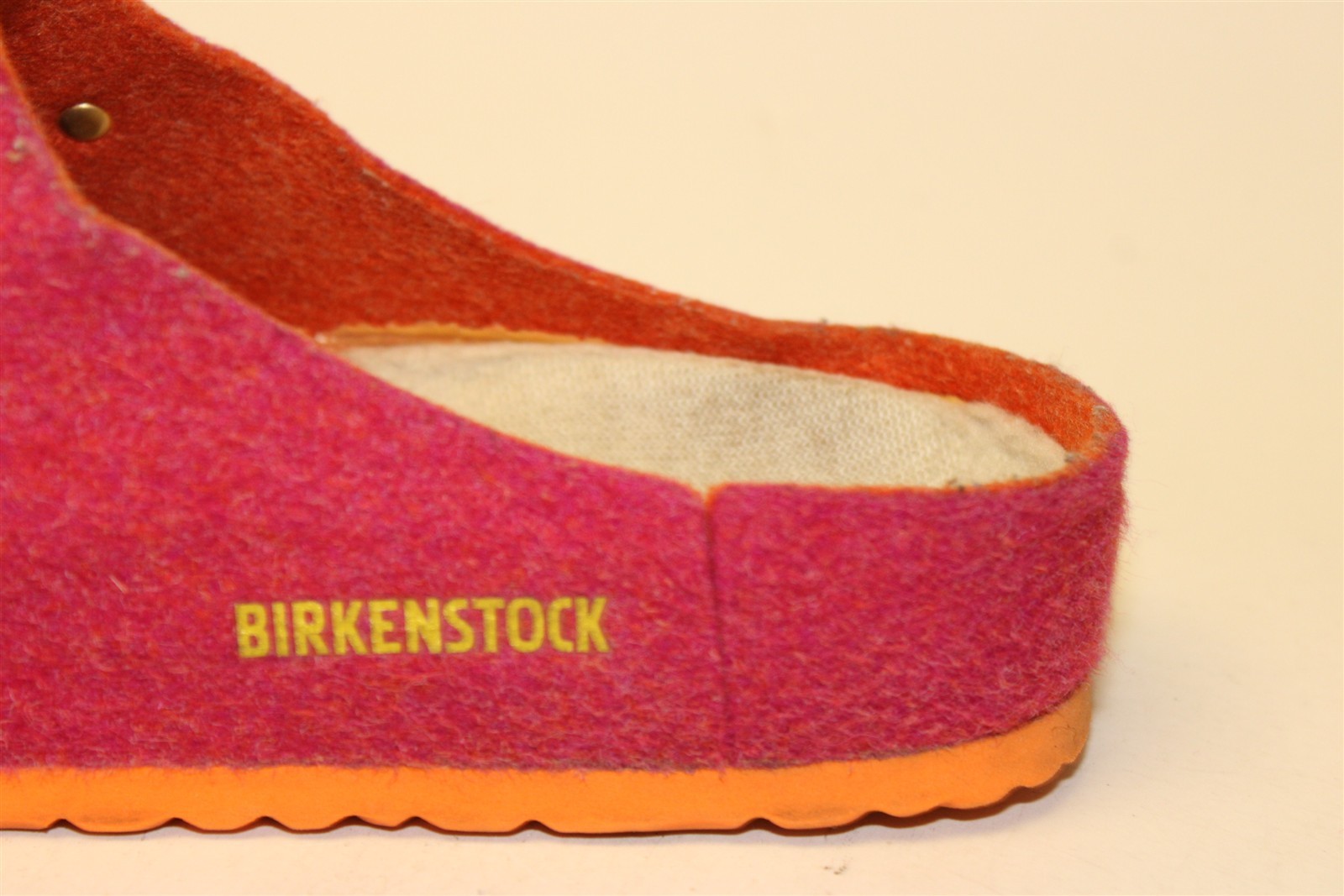 Birkenstock Germany Made Kaprun Happy Fuschia Womens US 6 EUR 37 Wool Felt Clogs