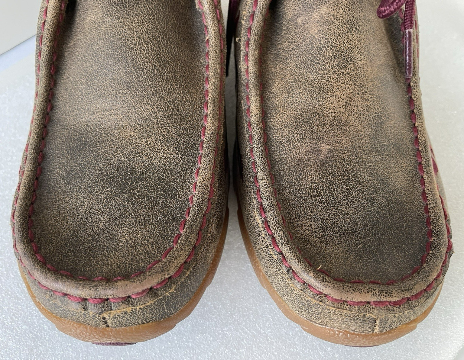 Twisted X Chukka Driving Moc Shoes Wo’s 8M Leather Embroidery Booties ~Excellent