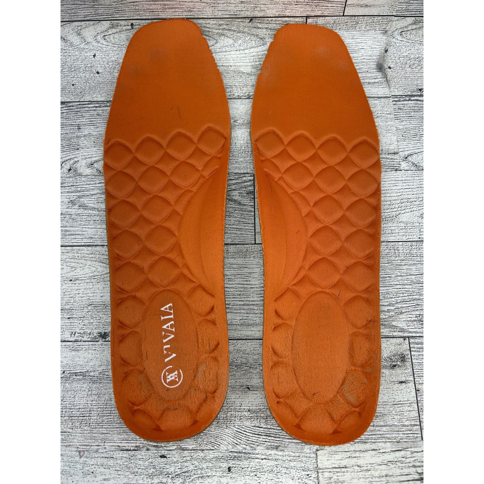 Vivaia Orange Knit Square Toe Loafers Women EU 38.5 US 7.5 Driving Mocs Bow