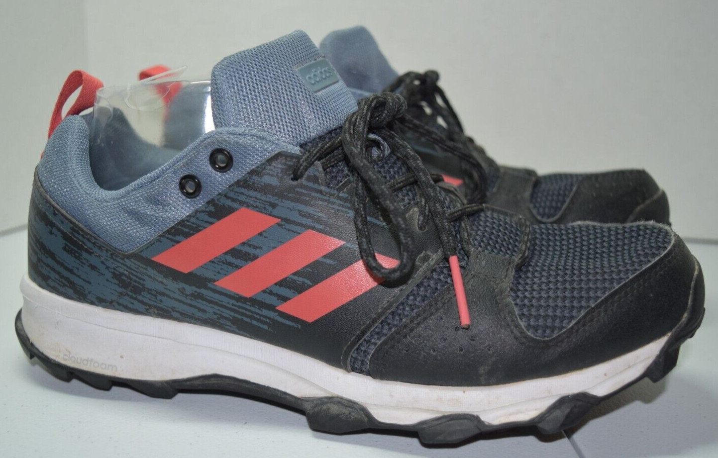 Adidas Performance Galaxy Trail Running Shoes Womens Size 8 1/2 Gray & Orange