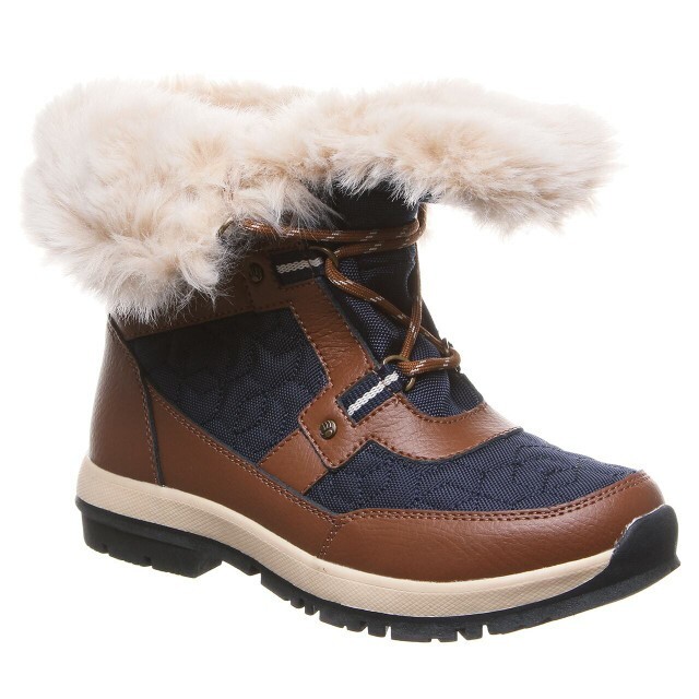 $100 BEARPAW🐾 Marina Boots | Nylon & Leather Upper | Wool Blend | Hickory | 6