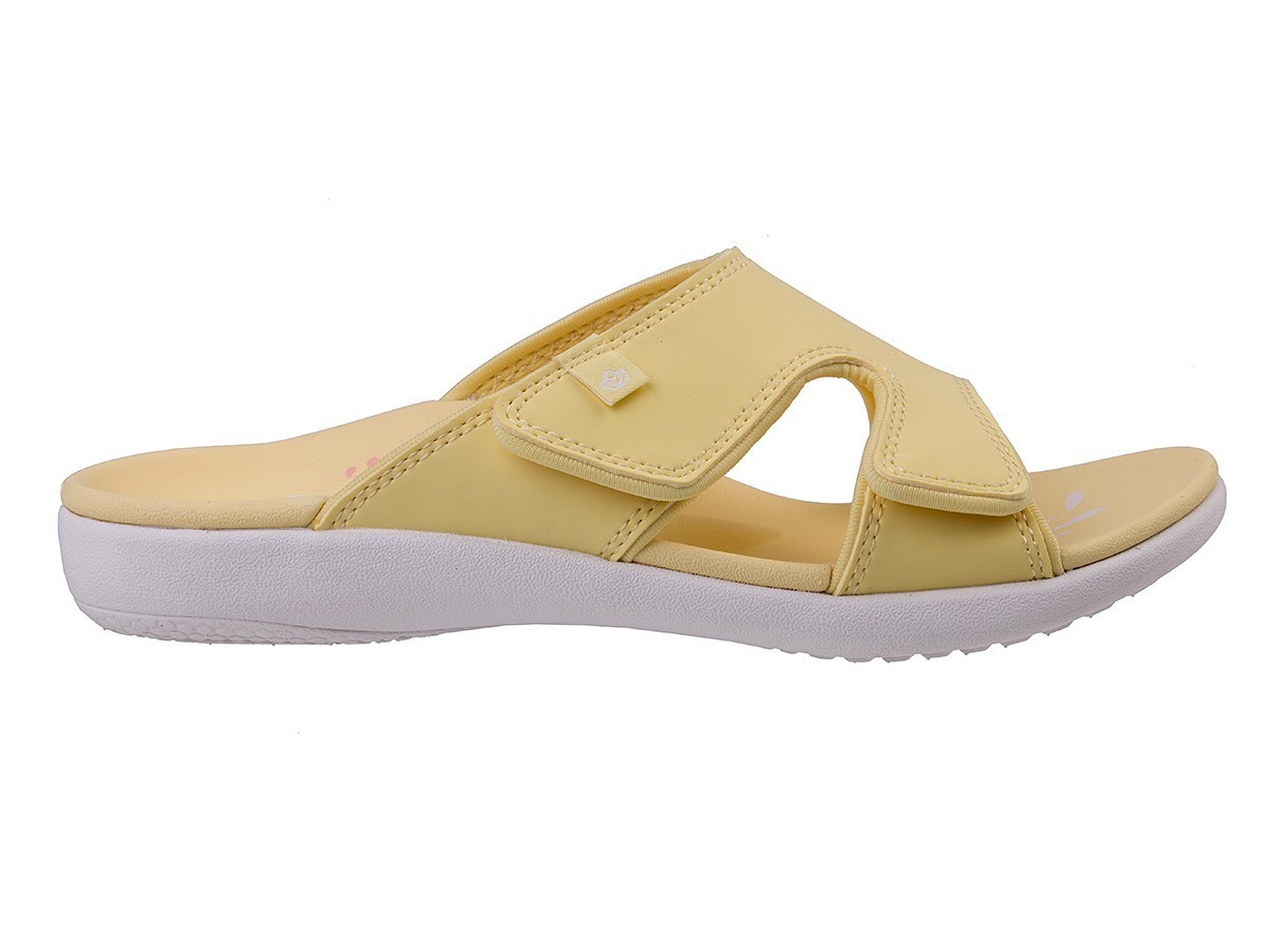 Spenco Kholo Rise Pale Banana Women’s Orthotic Slide Sandal
