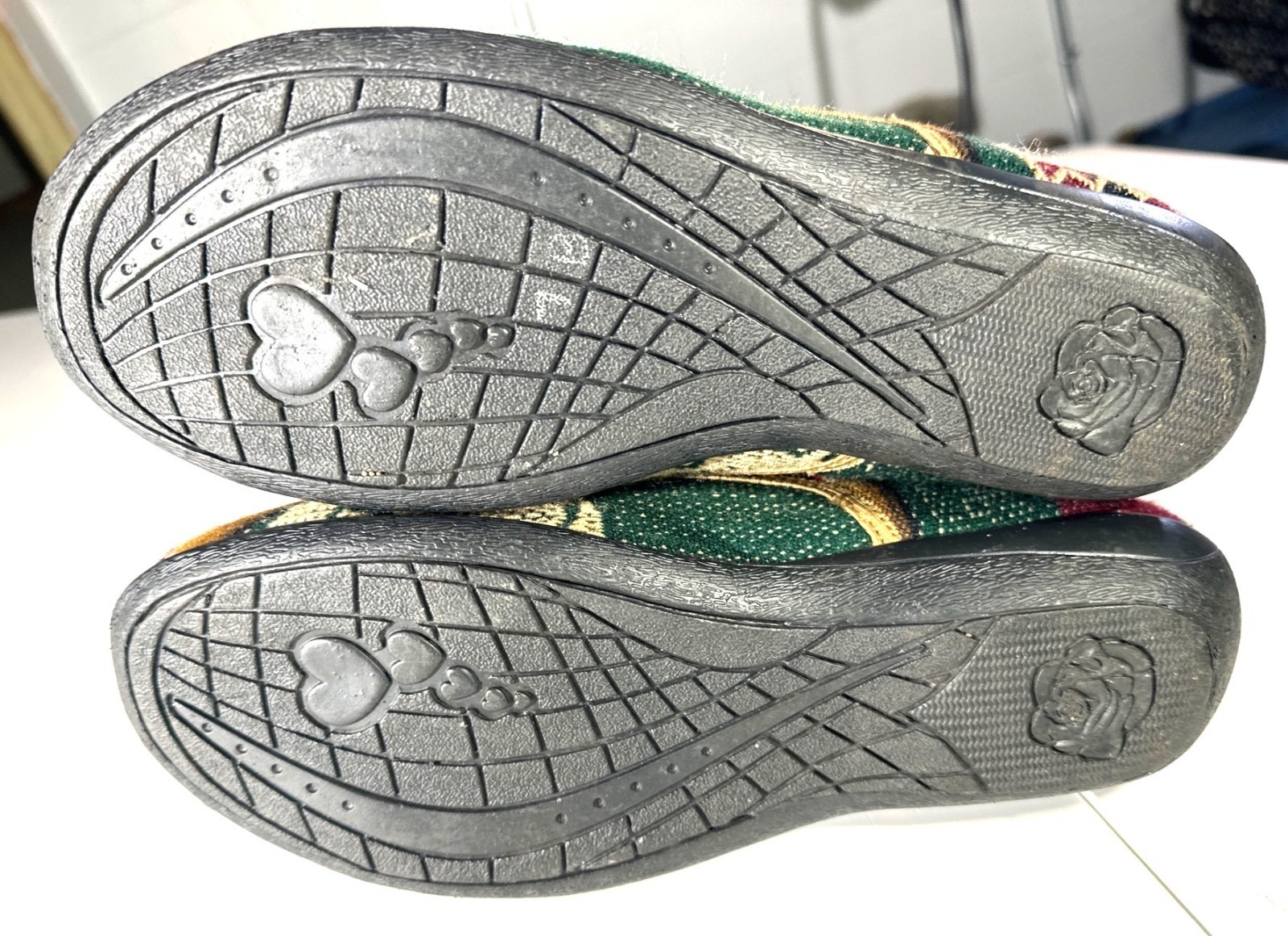 Handmade High-Top Sneakers With Knit Trim & Ethnic Woven Design