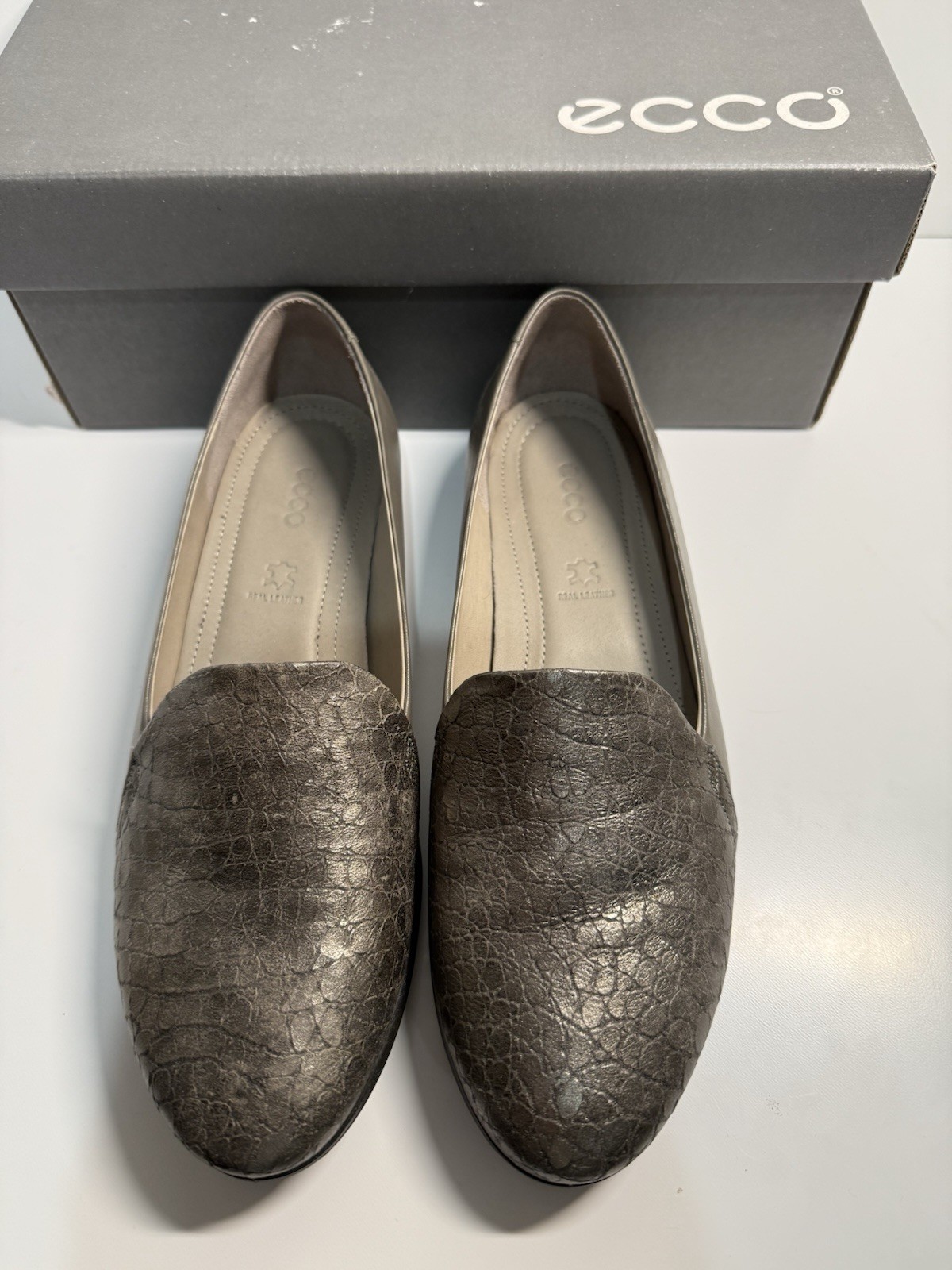 Ecco Women Shoe Touch Ballerina 2.0 Scale Size 8 EUR 38 Ballet Flat NEW