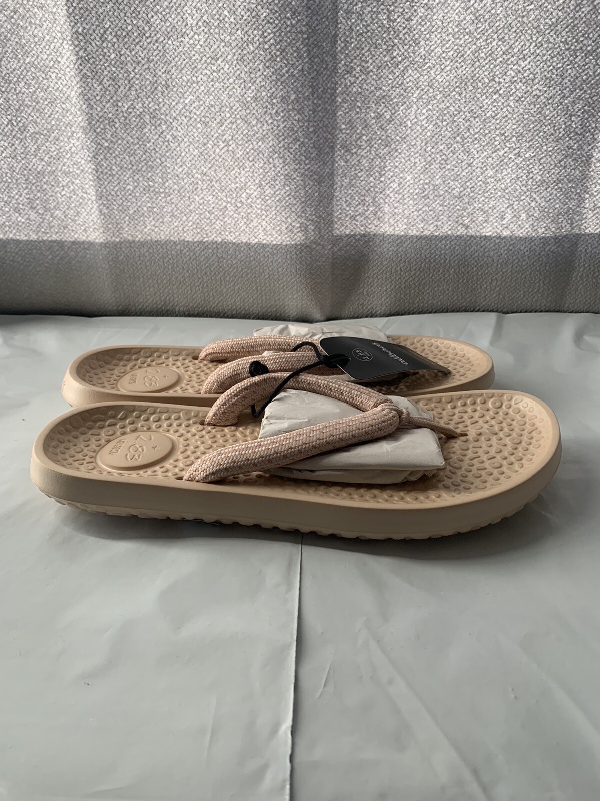 Allbirds Lux Beige Sugar Zeffer Adult Flip Flop Size M11/W13 New