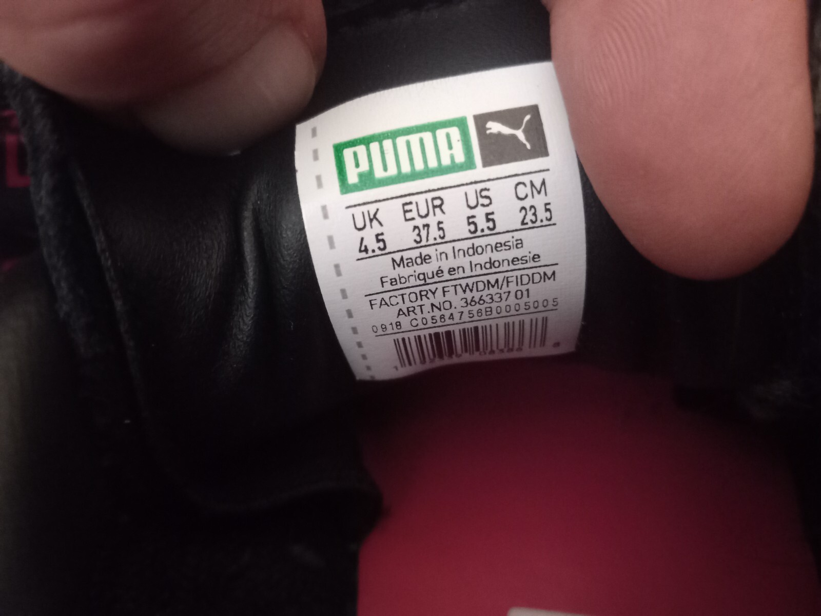 Puma Suede Shoes Barbie 50th Anniversary Classic 366337-01 Size 5.5